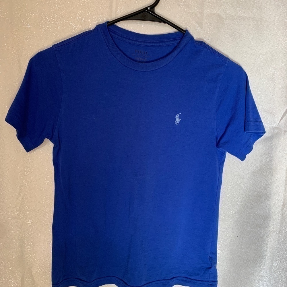 3/$35❤️Boys, royal blue Ralph, Lauren polo T-shirt, size small